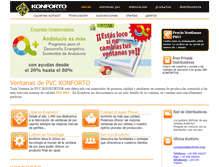 Tablet Screenshot of konforto.com